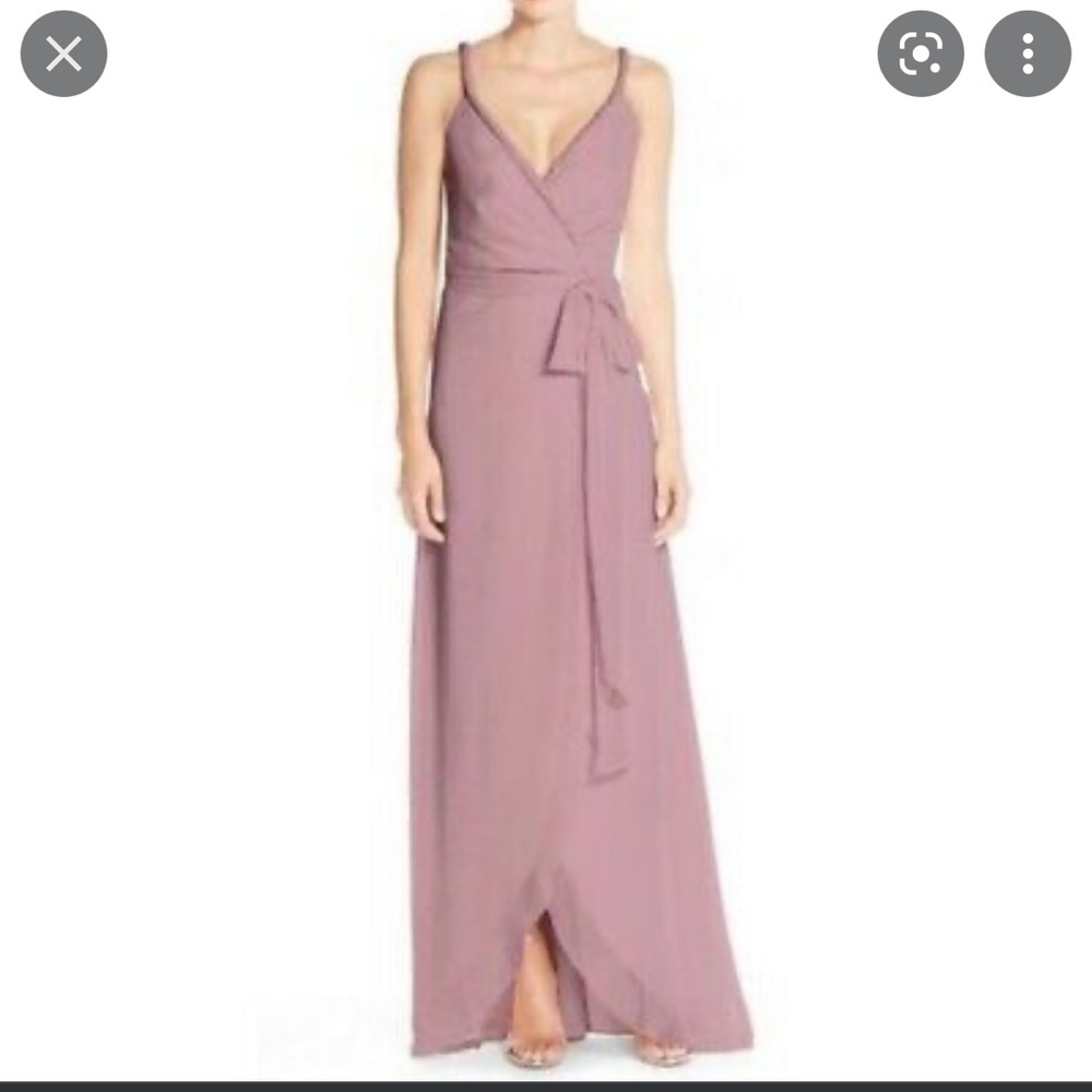 Joanna August Ceremony Parker Braided Maxi Dress BLACK SIZE SMALL